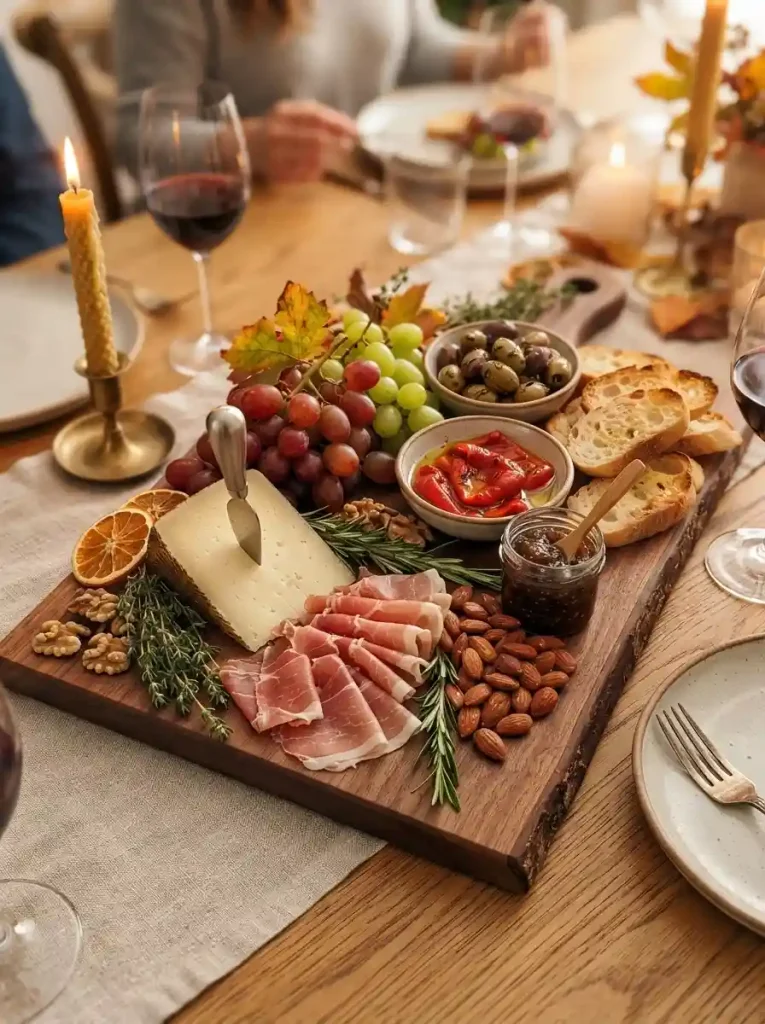 10. Autumn Tapas-Style Charcuterie Board