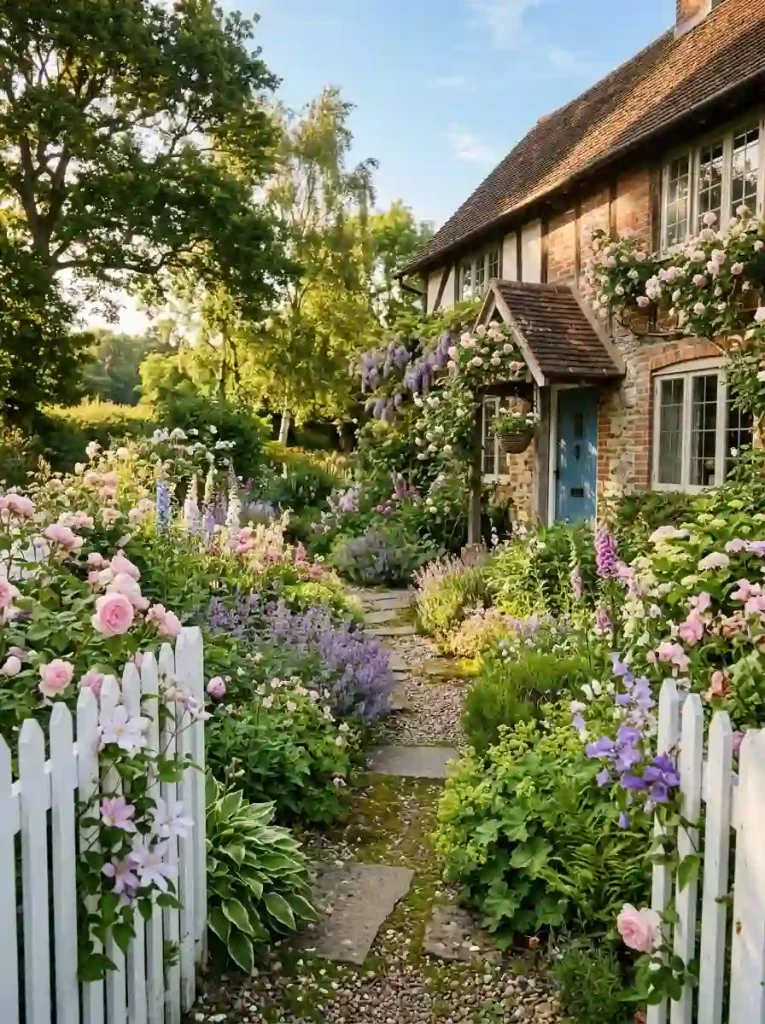 10. Create a Cottage-Style Mix of Flowers and Foliage