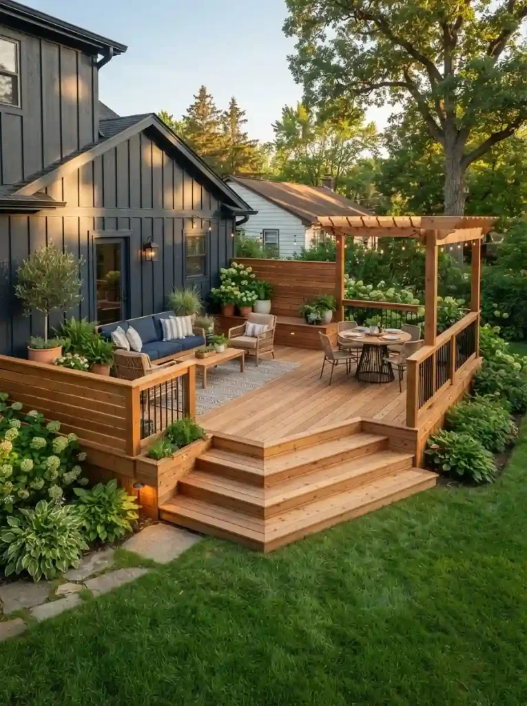 10. Design a Multi-Use Backyard Deck