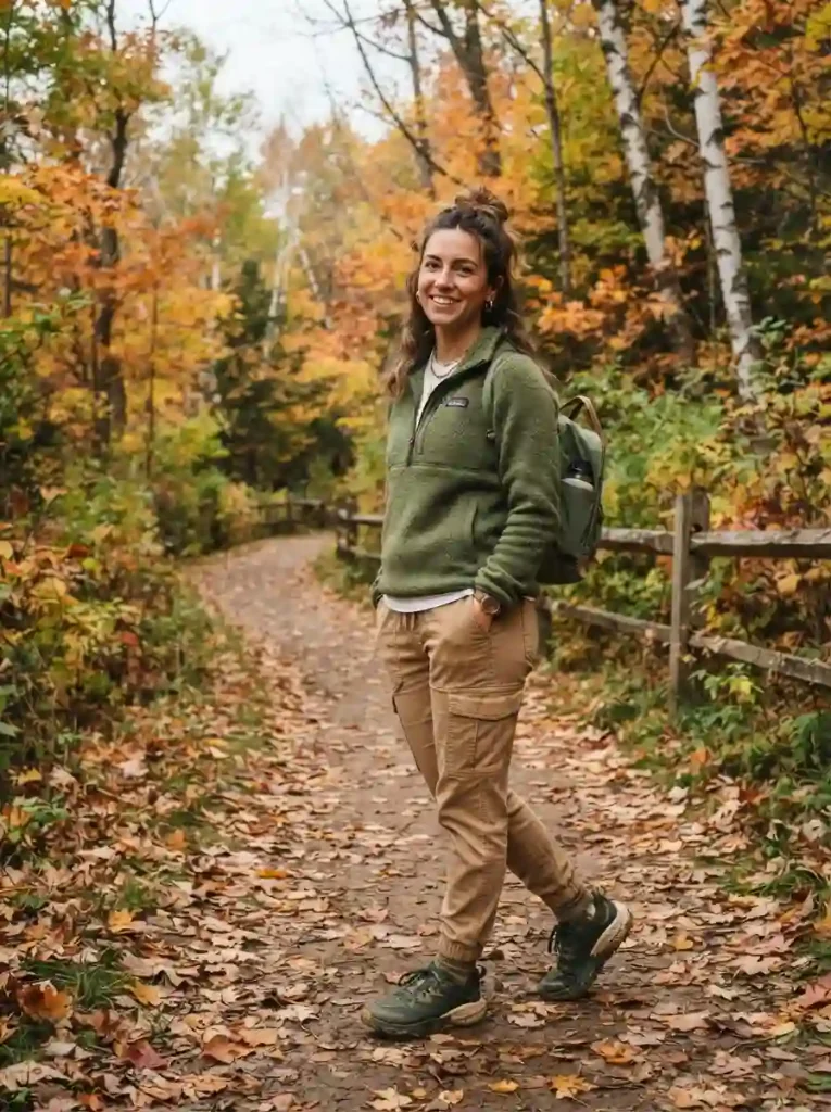 10. Fleece Pullover with Cargo Joggers