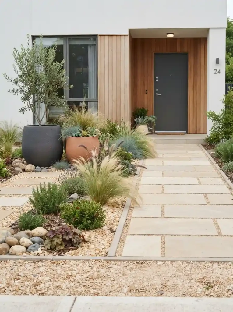 10. Make a narrow gravel garden