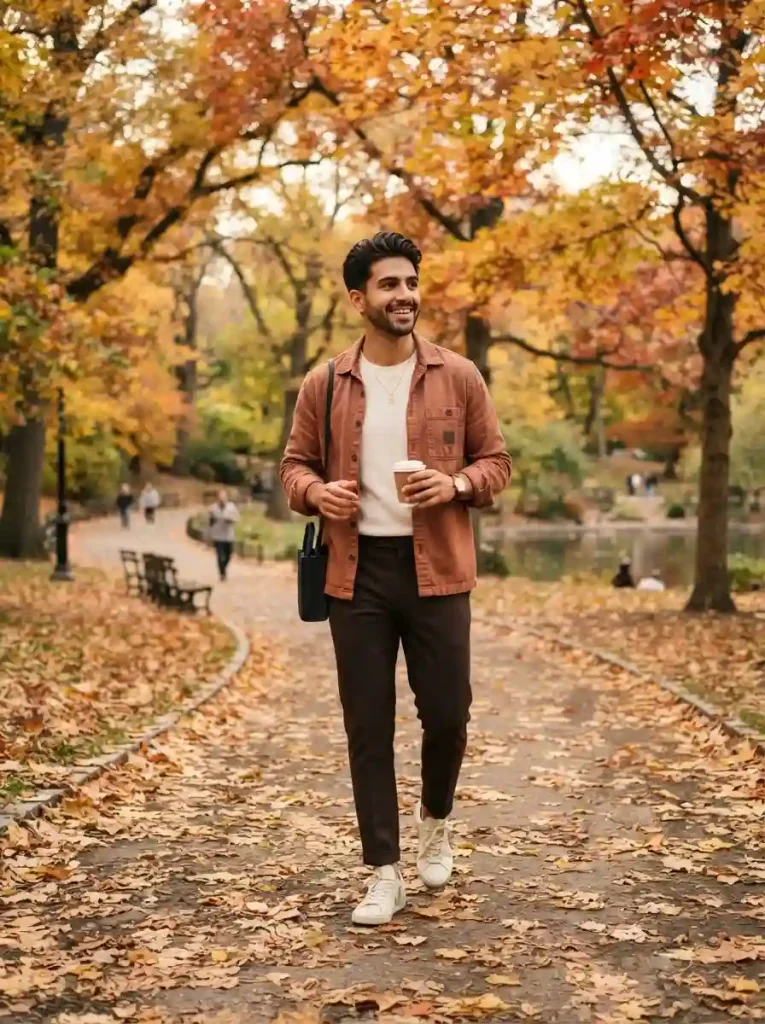 10. Neutral Layers With Orange Details