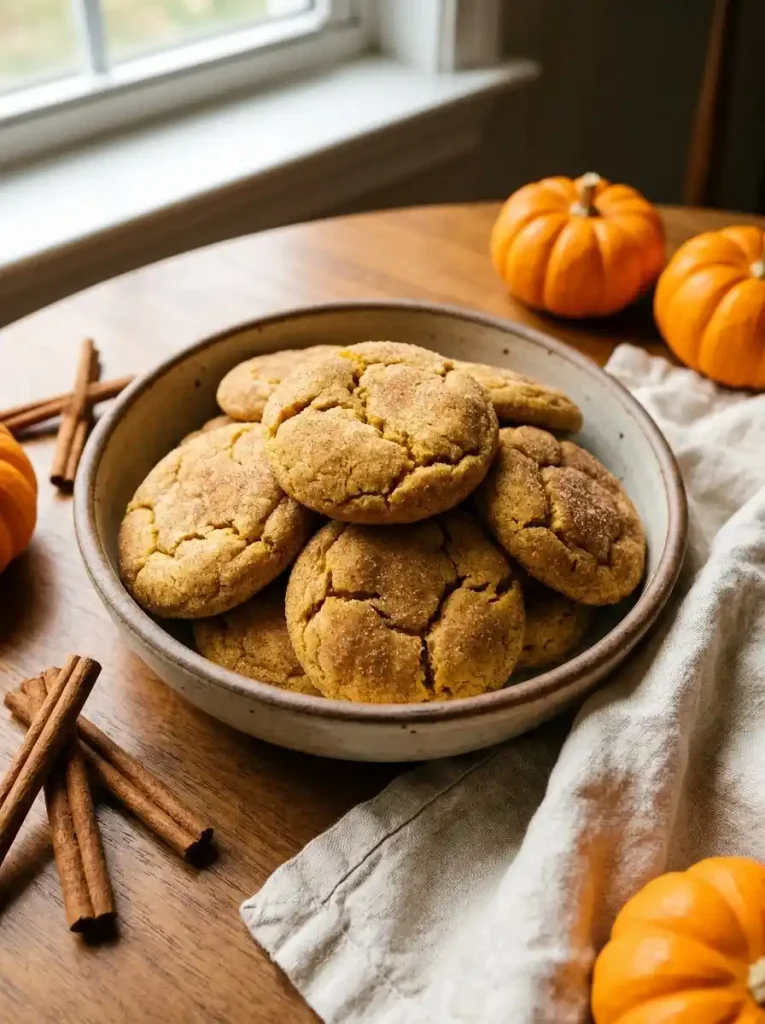 10. Pumpkin Snickerdoodle Cookies
