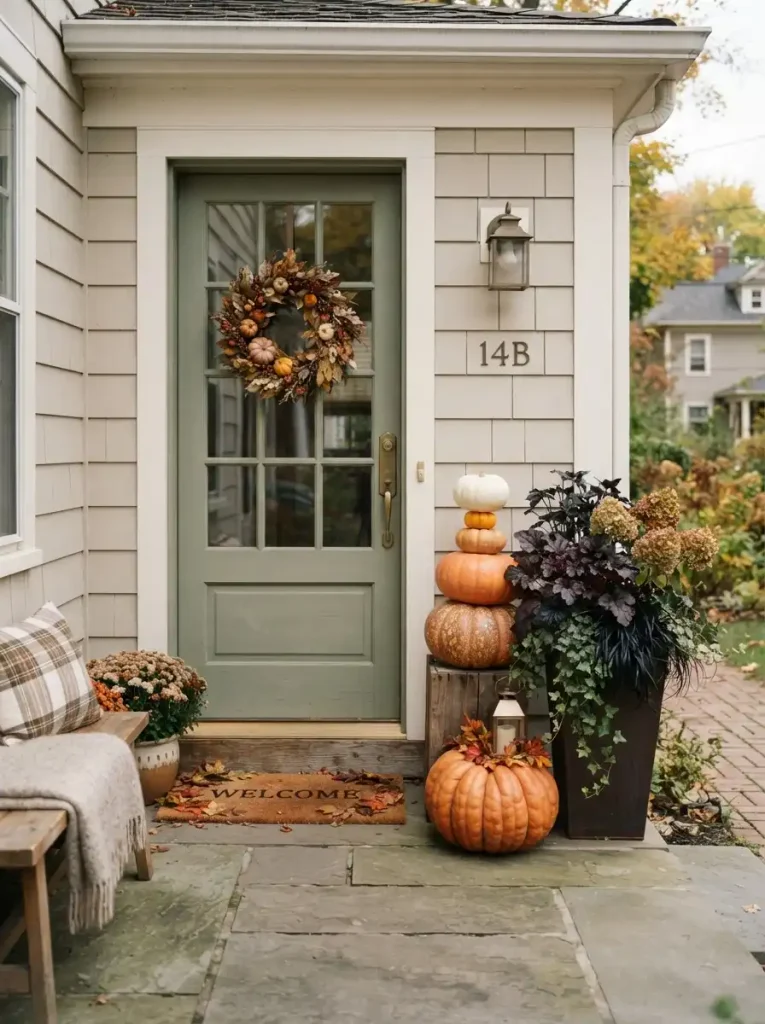 10. Slim Pumpkin Column