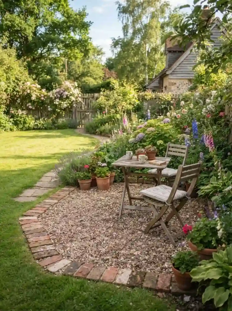 10. Use Reclaimed Bricks for a Patio Border