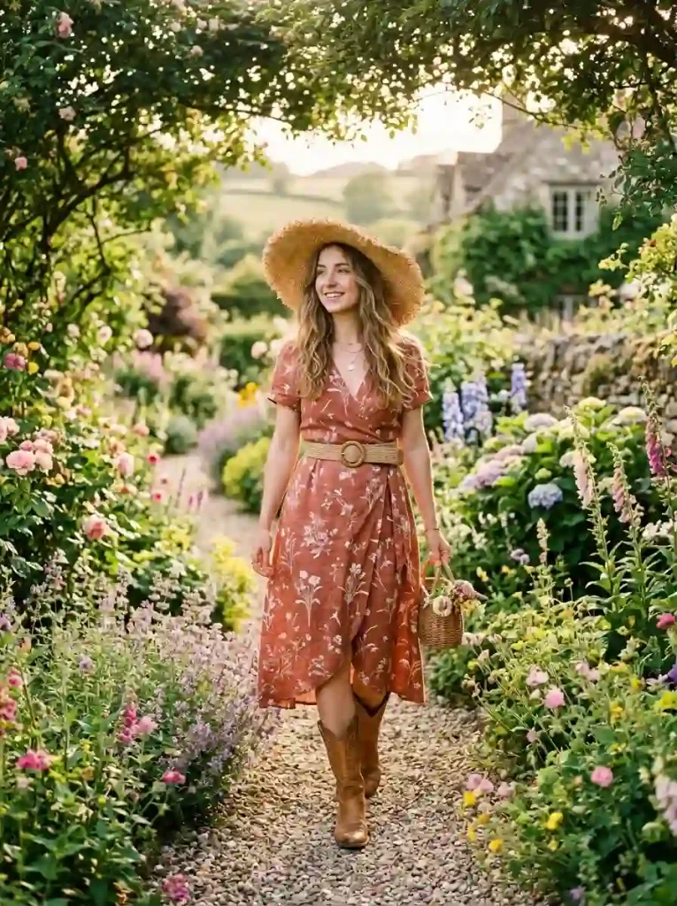 10. Wildflower Wrap Dress