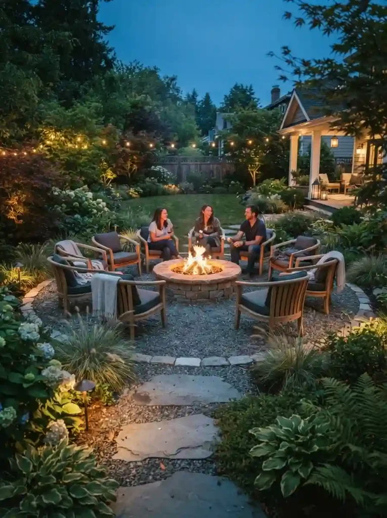 11. Add a Circular Seating Area