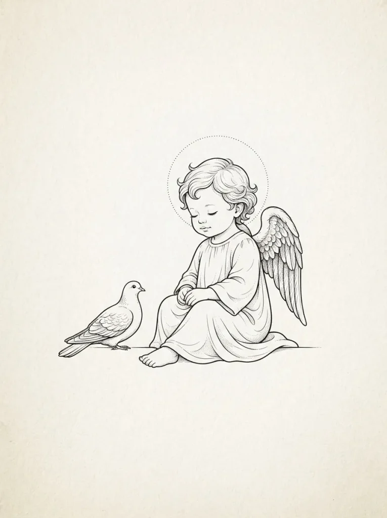 11. Baby Angel With a Dove