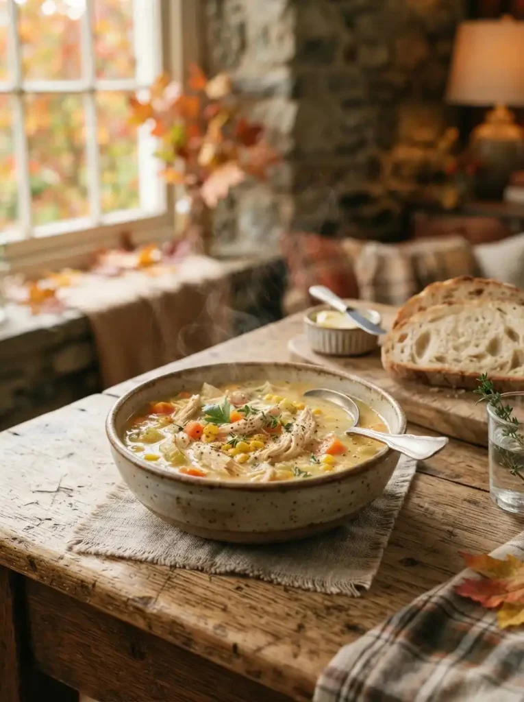 11. Creamy Chicken and Corn Soup
