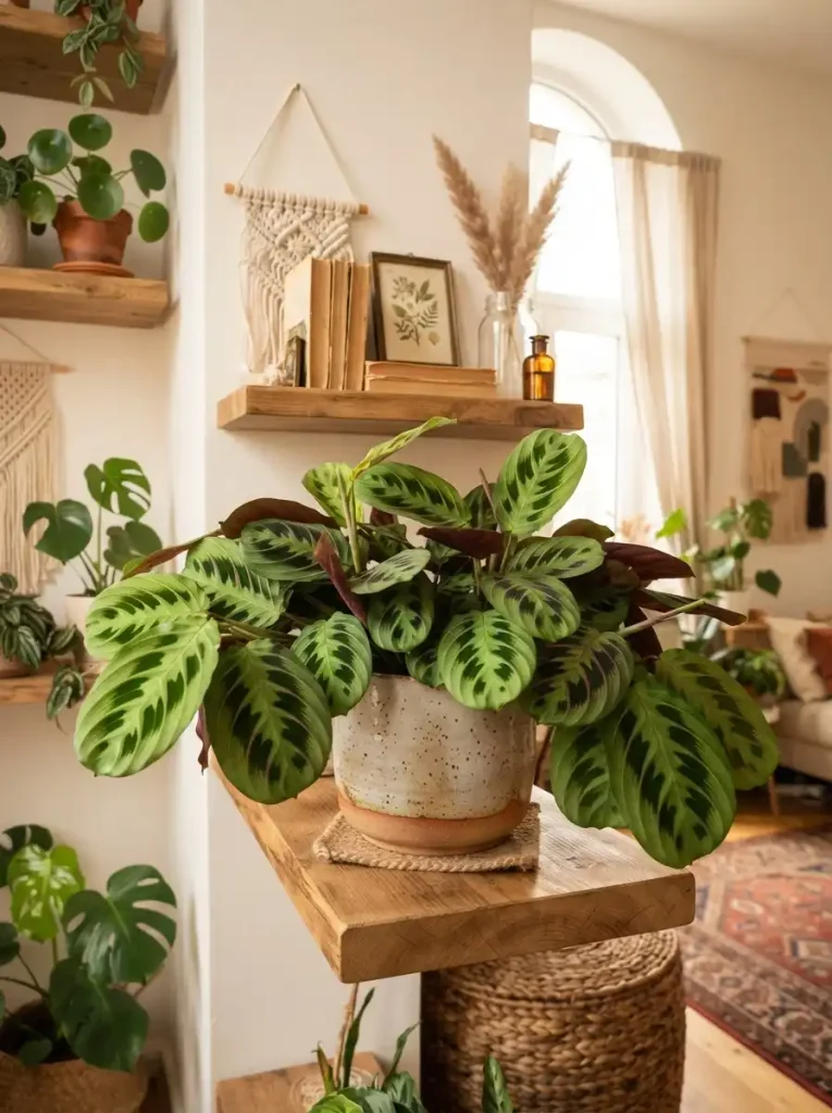 11. Prayer Plant for Patterned Foliage