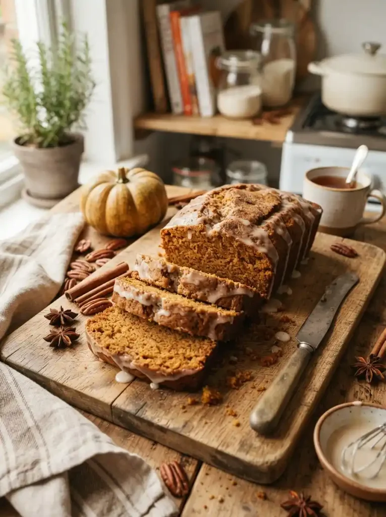 11. Pumpkin Spice Loaf Cake