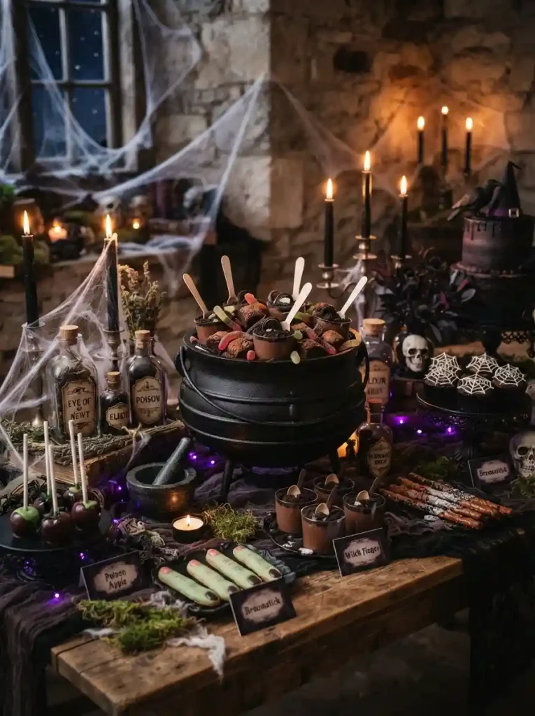 11. Witchy Dessert Cauldron