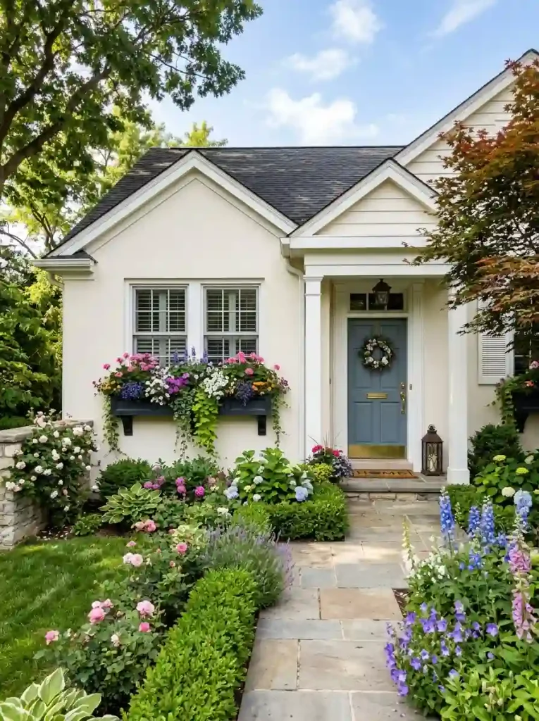 12. Add Window Boxes for Instant Color