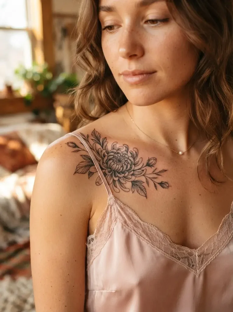 12. Blooming Chrysanthemum
