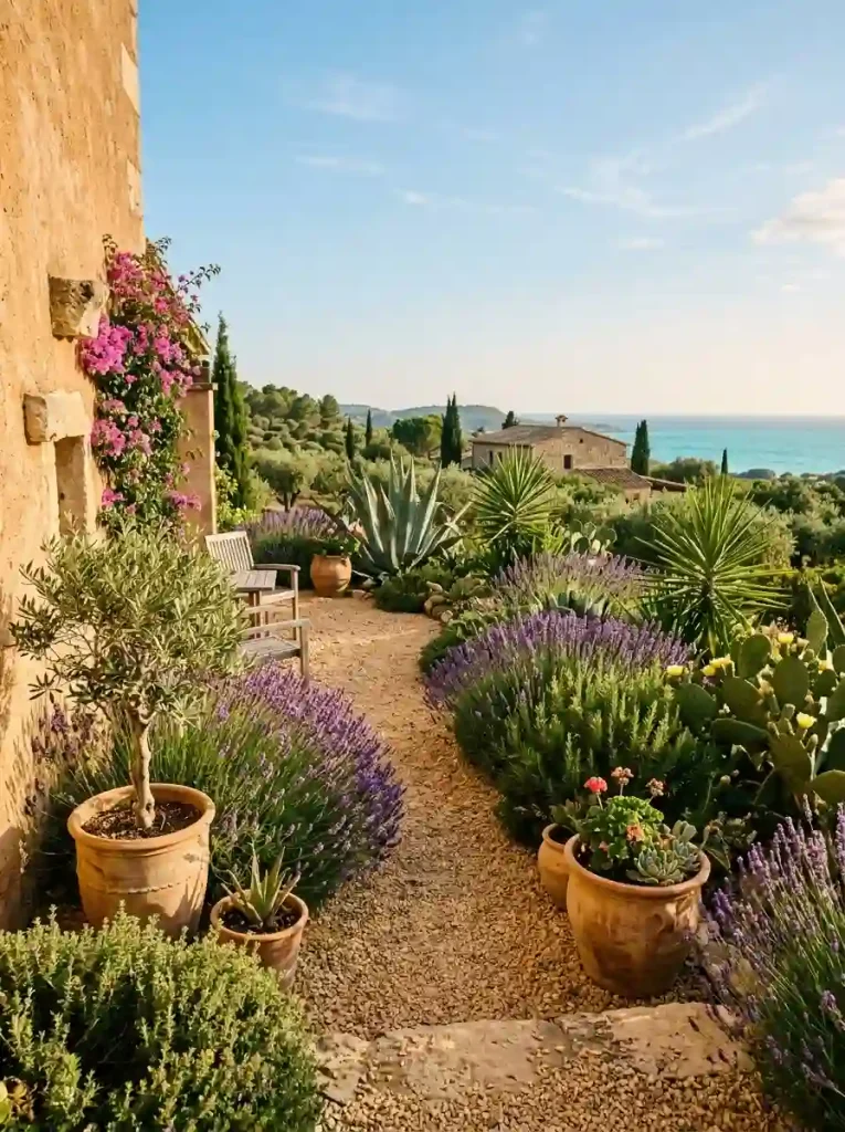 12. Design a Gravel Garden With Mediterranean Plants