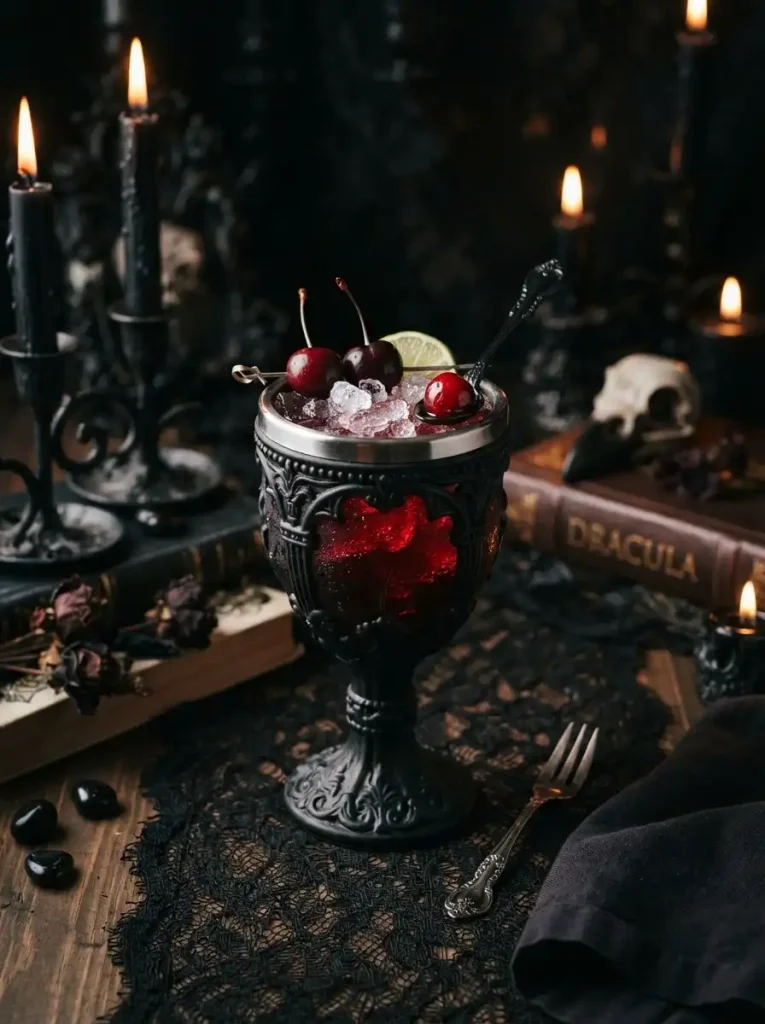 12. Dracula’s Cherry Cola Cocktail