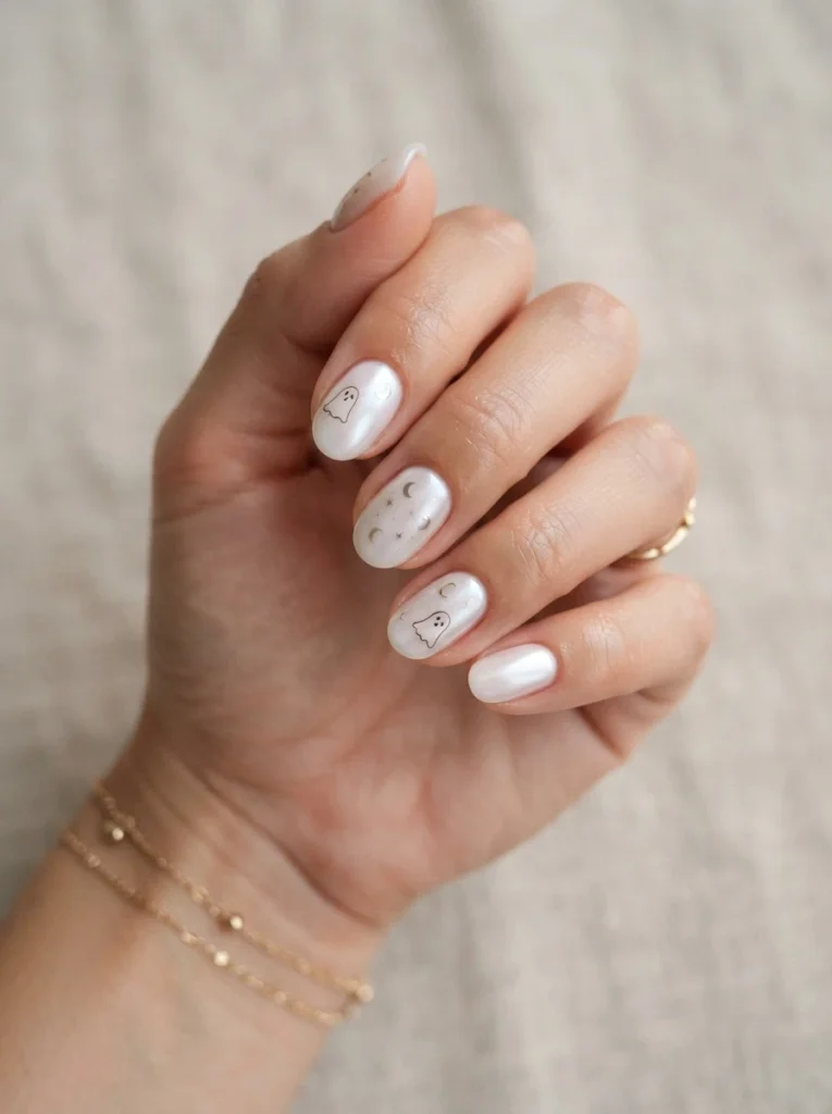 12. Ghostly White Chrome Accents