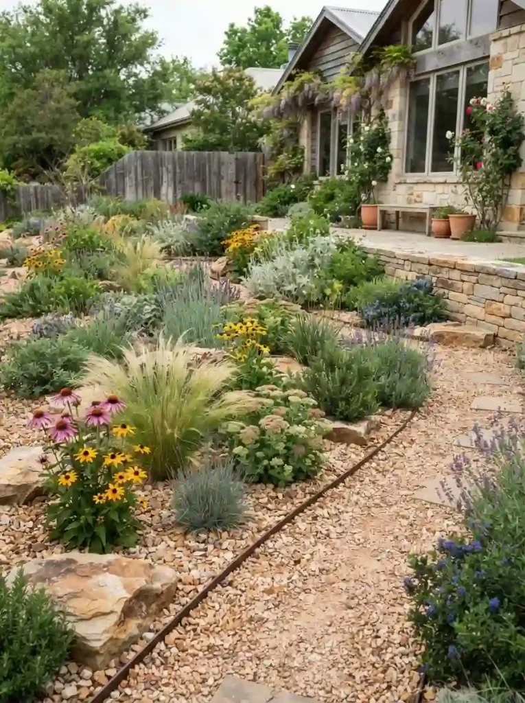 12. Gravel Garden With Native Plants