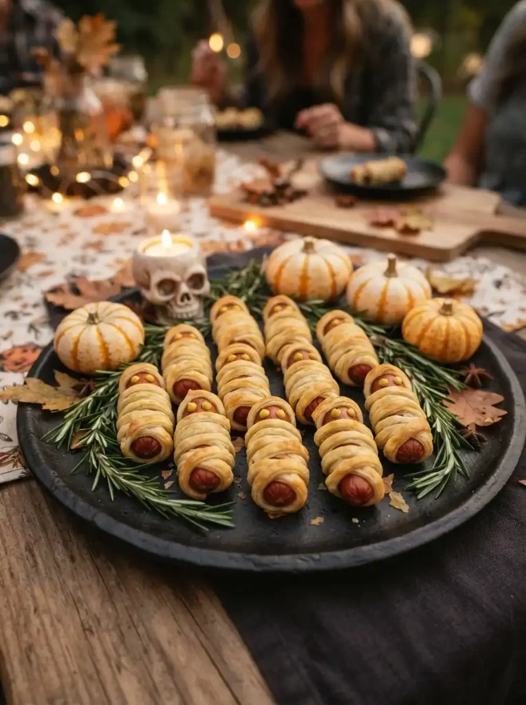 12. Mummy Crescent Roll Bites
