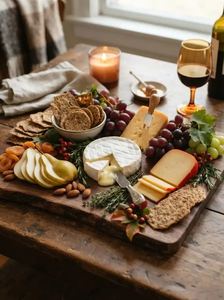 12. Rustic Fall Cheese Board