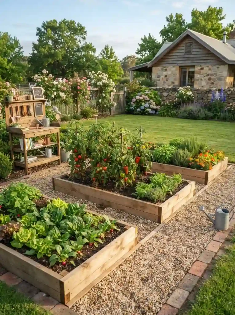13. Create a Dedicated Vegetable Garden Zone