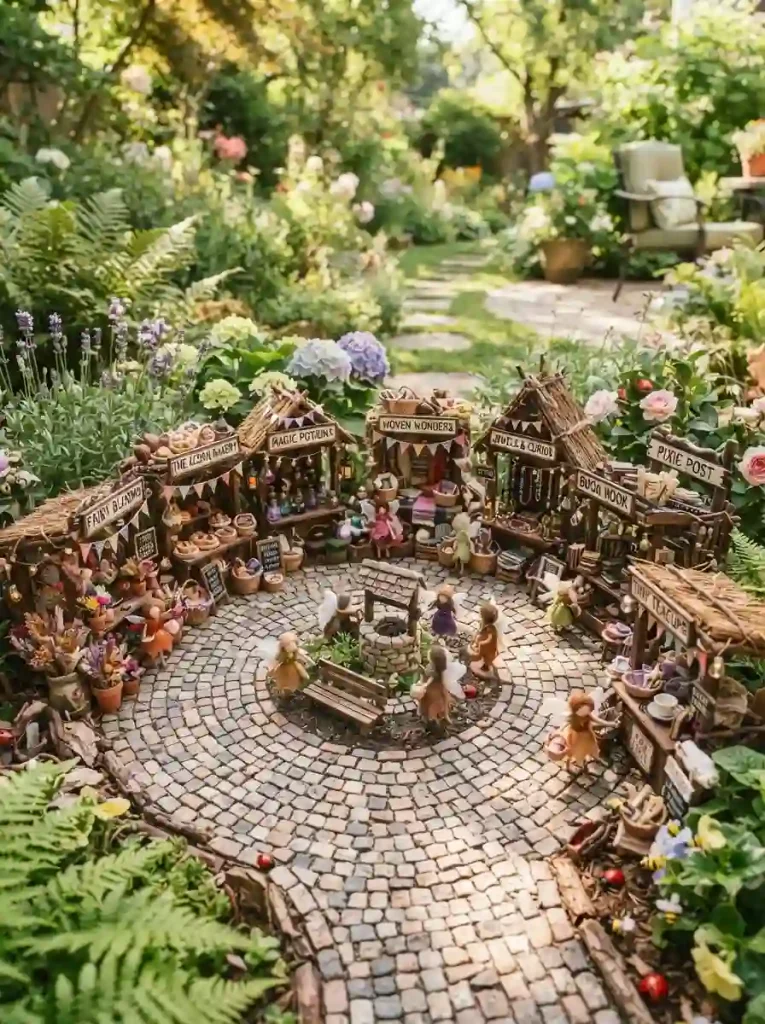 13. Create a Whimsical Fairy Market Square