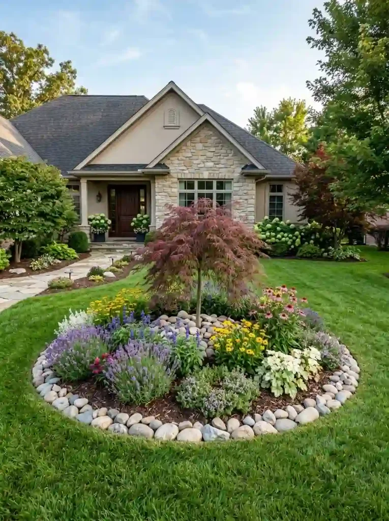 13. Front Yard Focal Bed