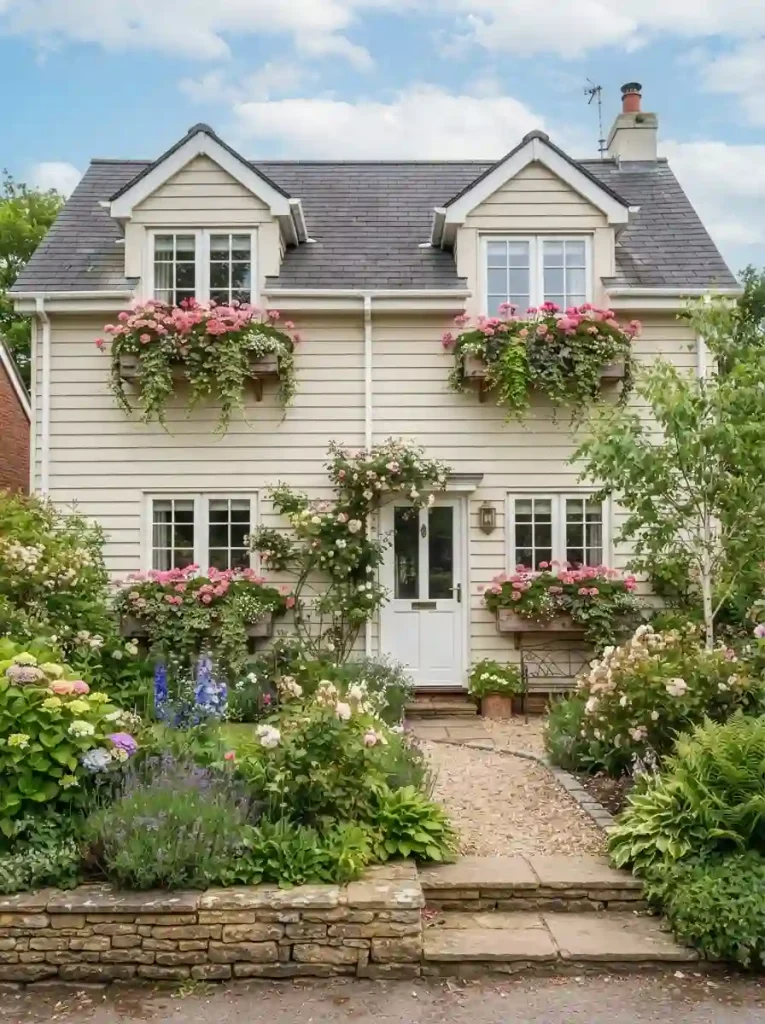 13. Install Window Boxes Full of Seasonal Color