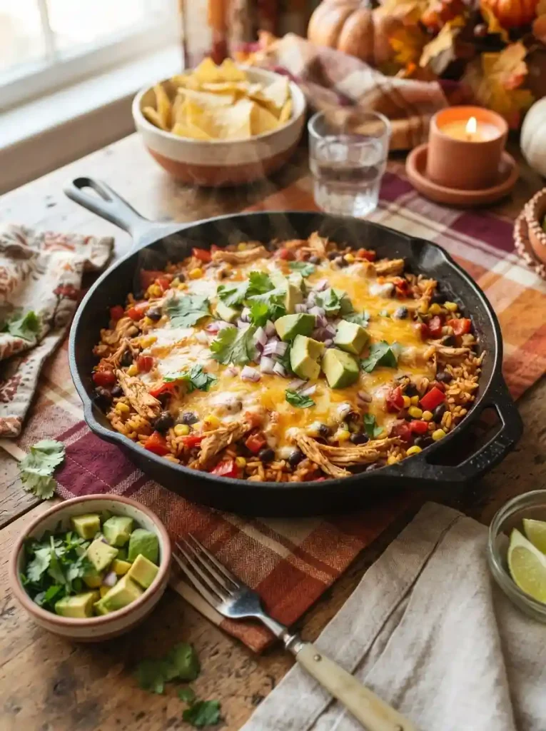 13. One-Pot Chicken Enchilada Rice
