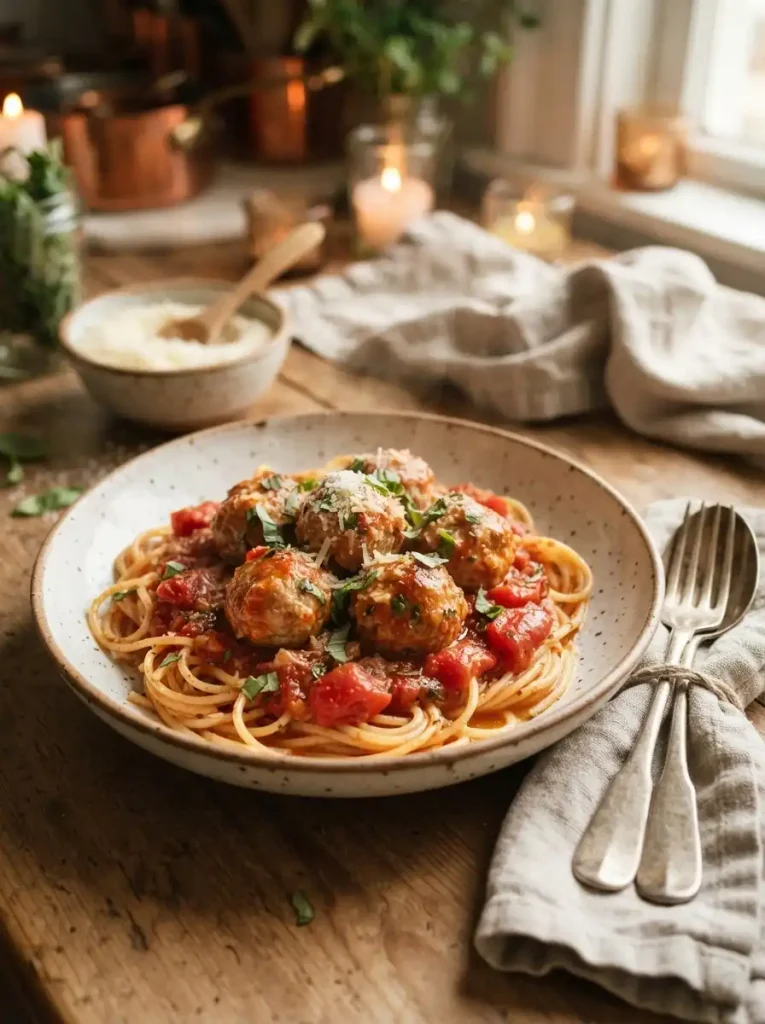 13. Turkey Meatballs in Tomato Sauce