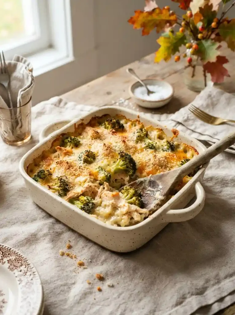 14. Chicken Broccoli Rice Casserole