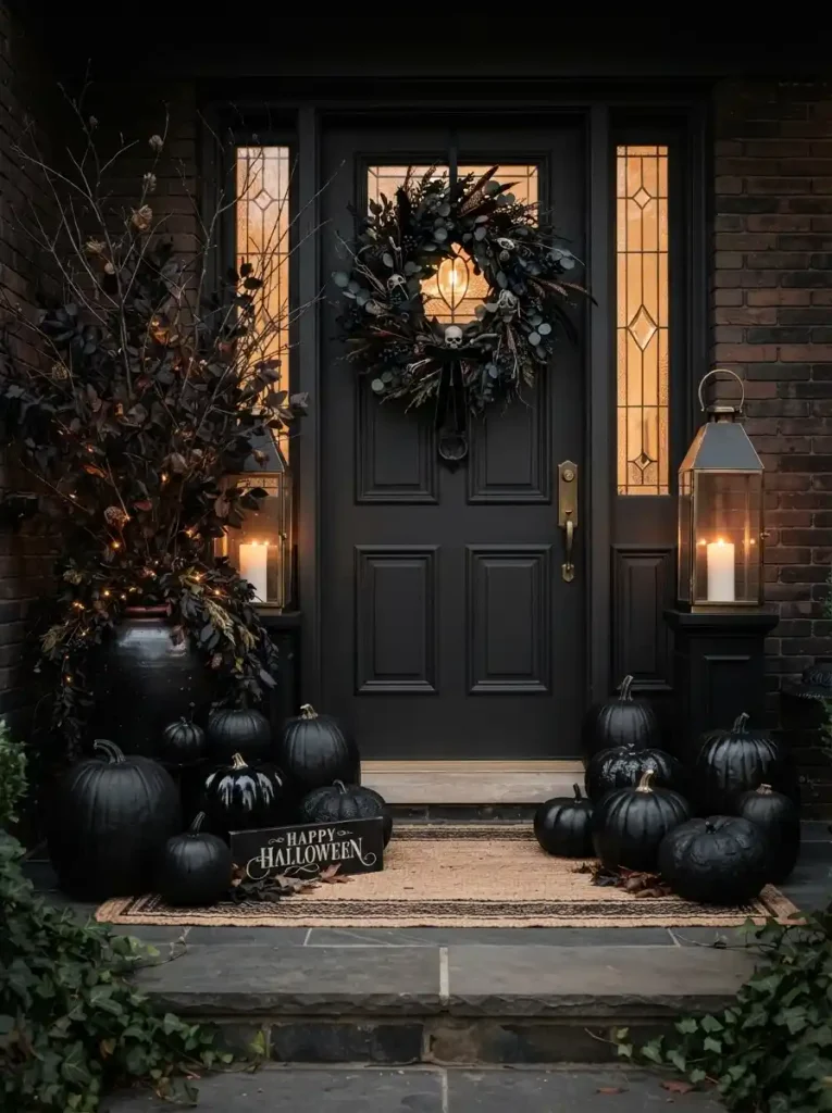 14. Dramatic Black Doorstep
