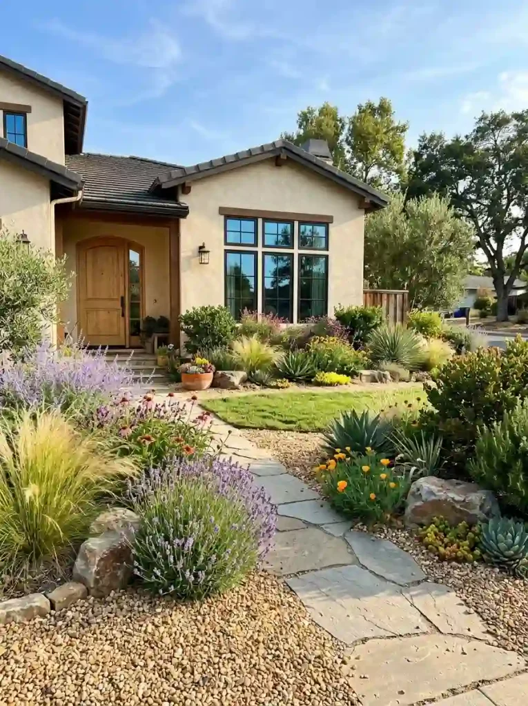 14. Drought-Friendly Front Garden