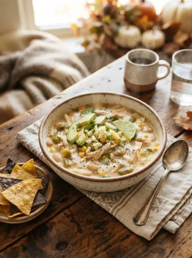 14. Easy White Chicken Chili
