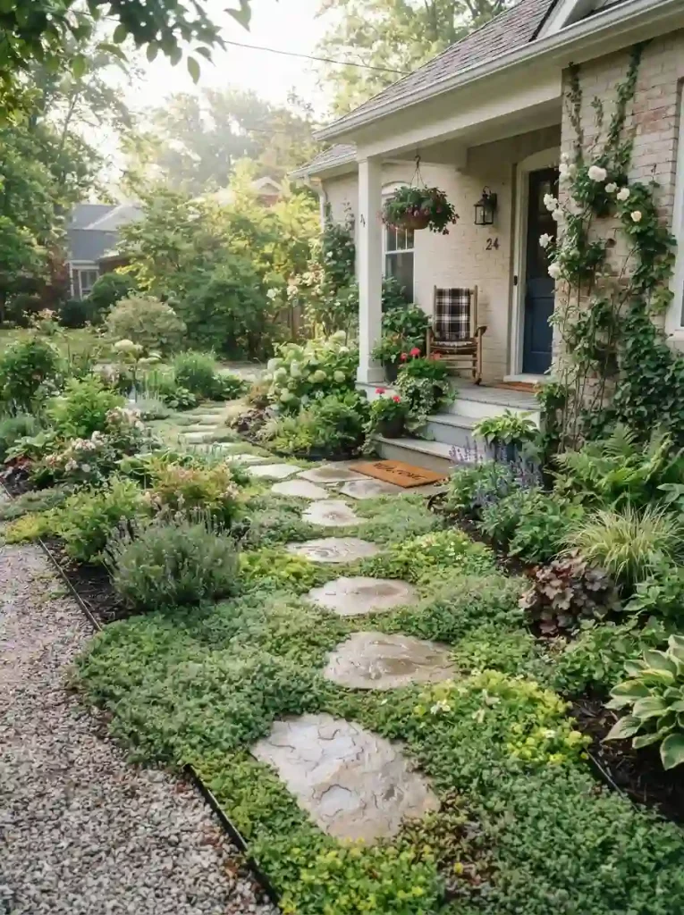 14. Incorporate a low-maintenance ground cover