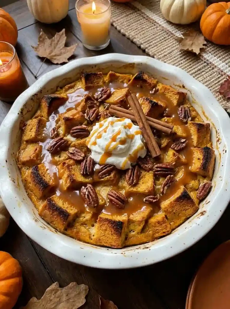 14. Pumpkin Bread Pudding