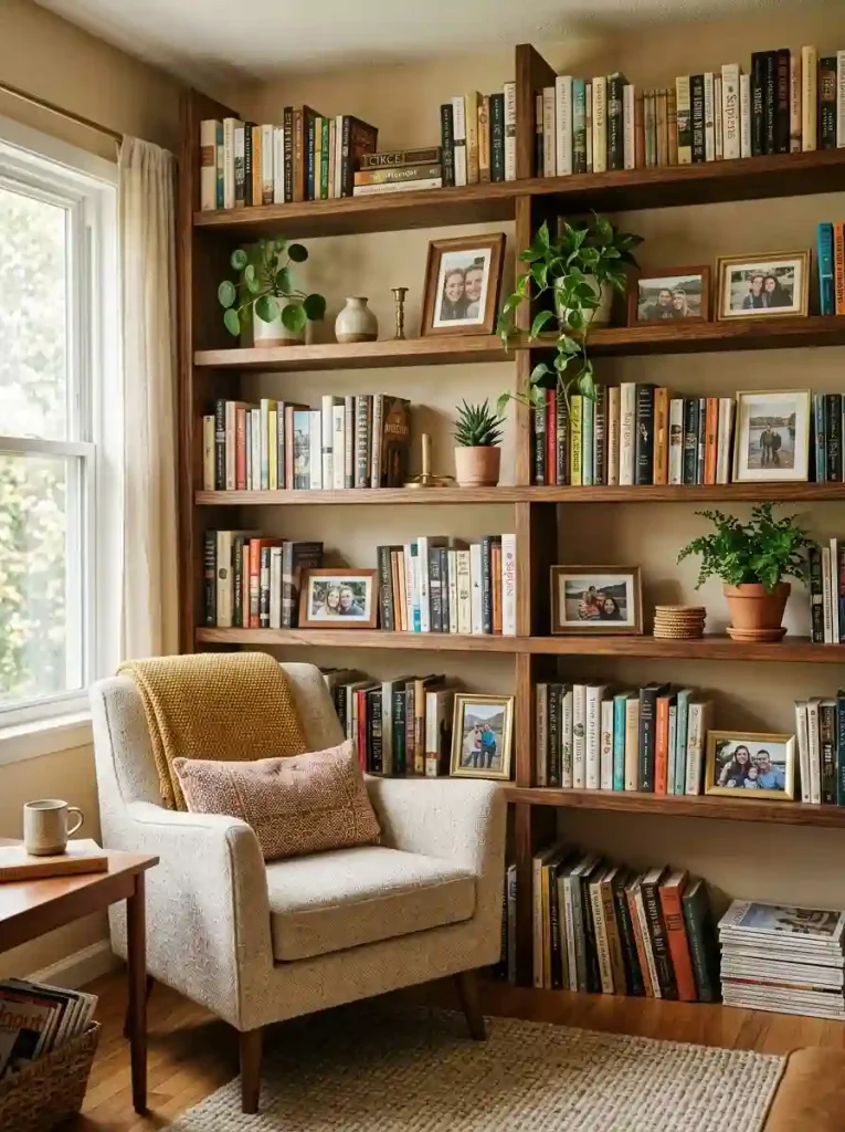 15. Book Nook Shelving
