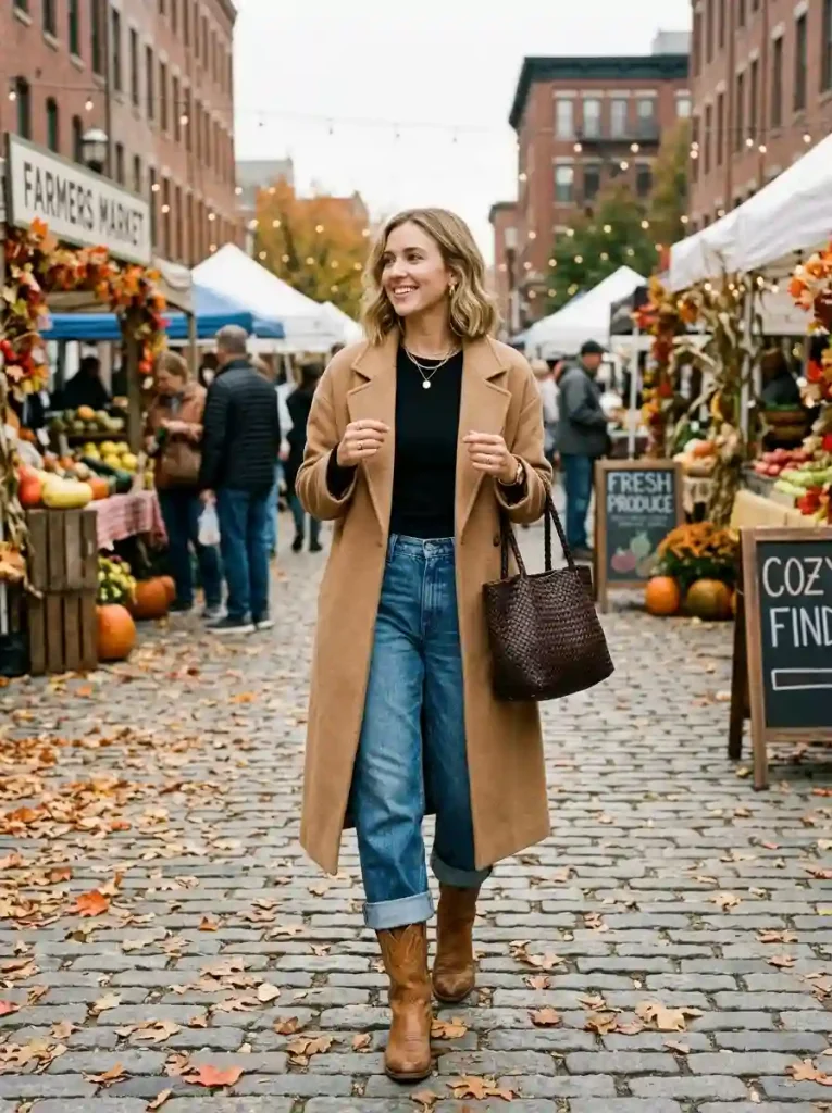 15. Boyfriend Jeans with Western Boots