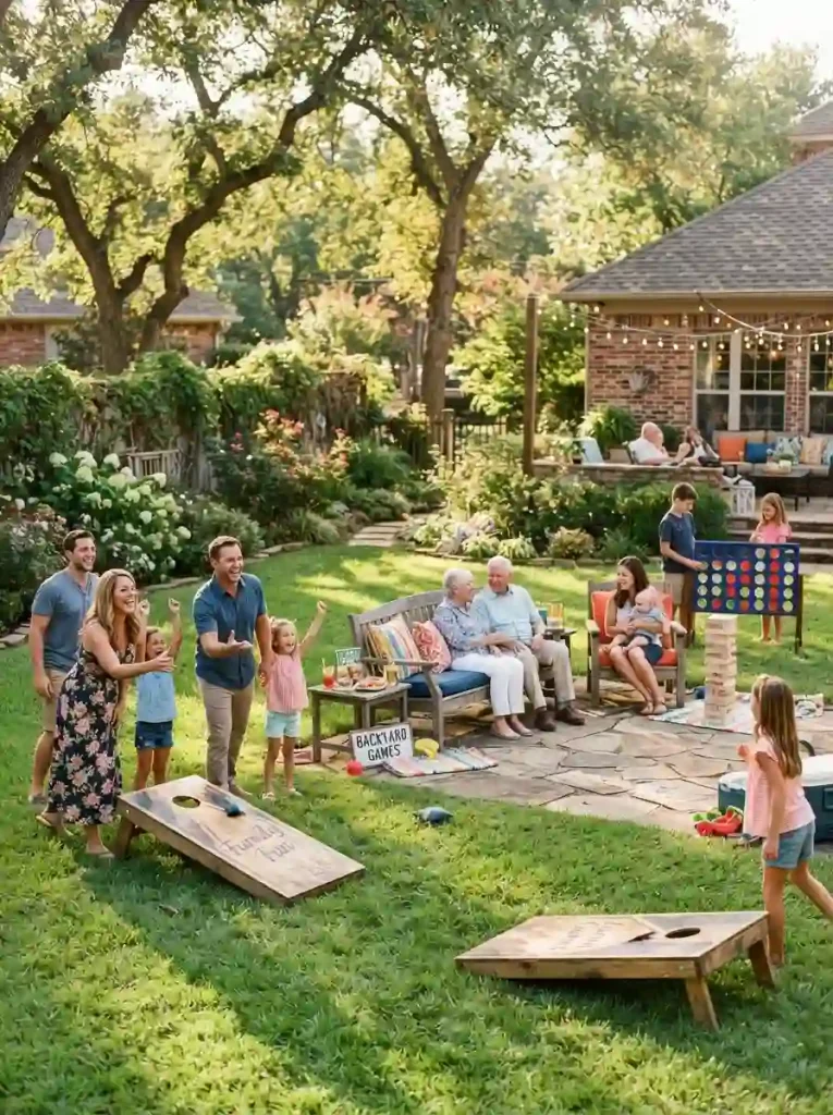 15. Build a backyard game zone