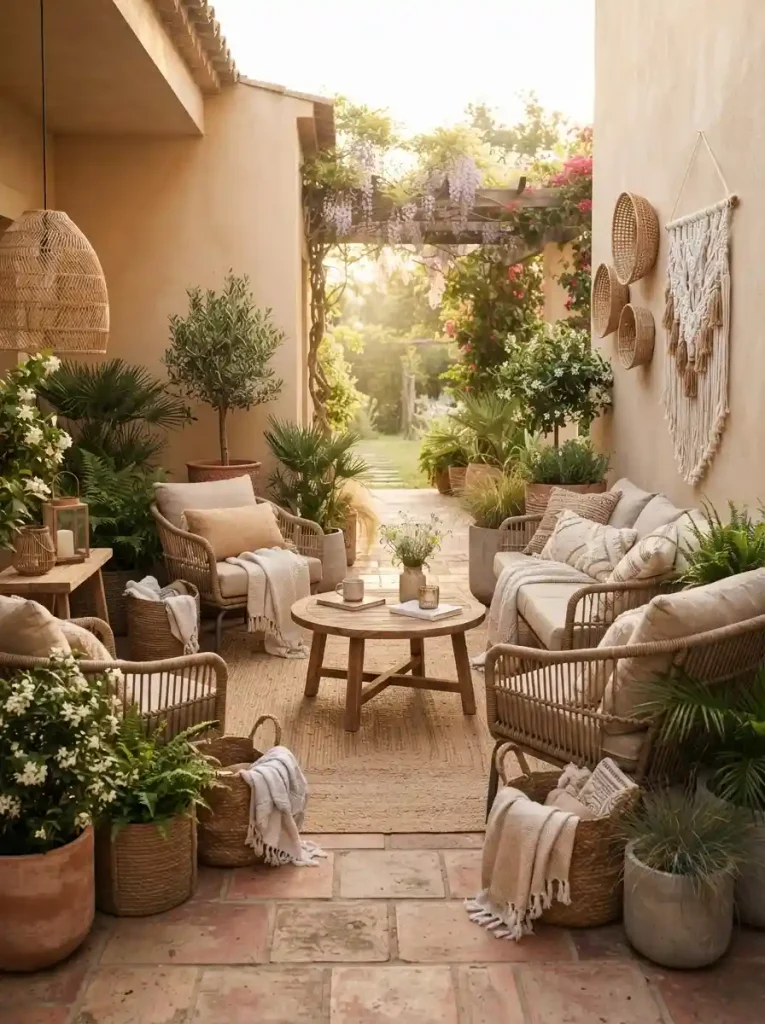 15. Decorate With Natural Woven Textures