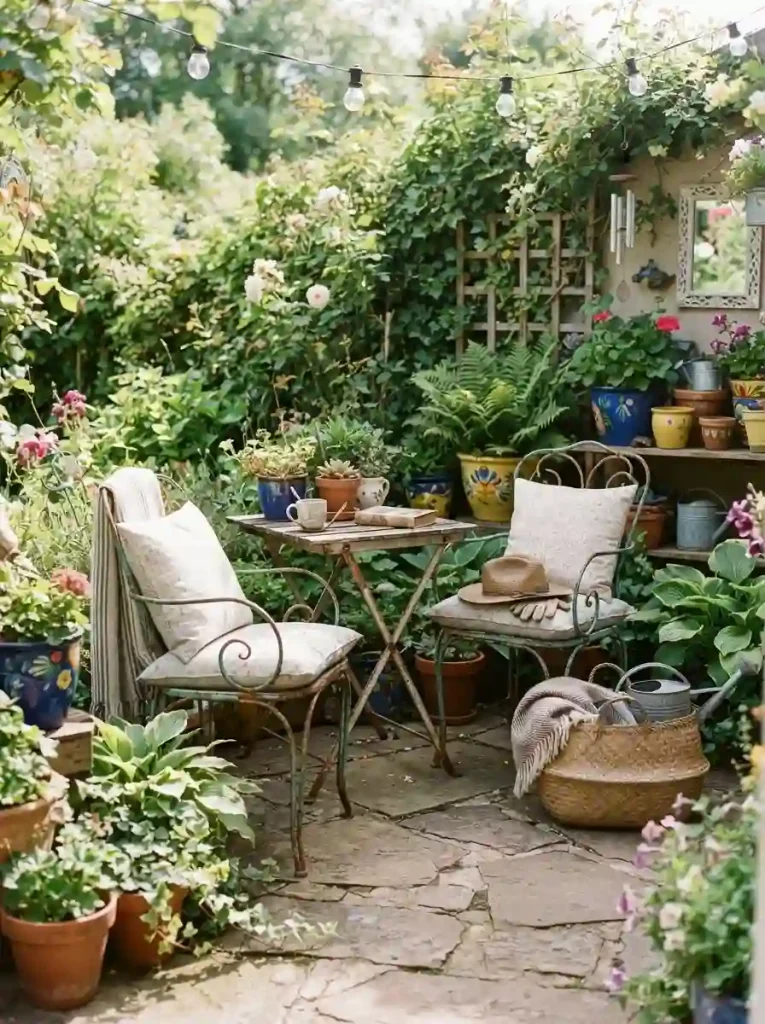 15. Decorate With Thrifted Patio Accessories