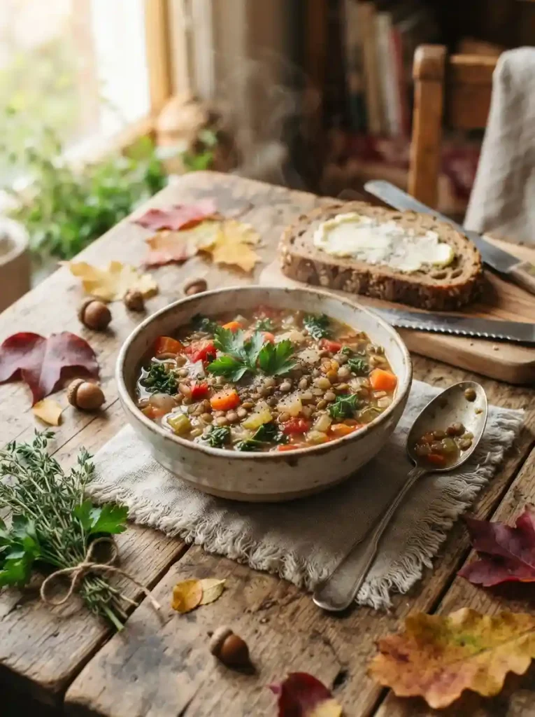 15. Lentil and Vegetable Soup