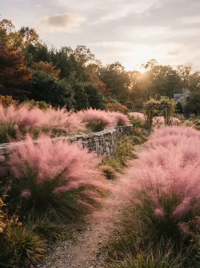 15. Pink Muhly Grass