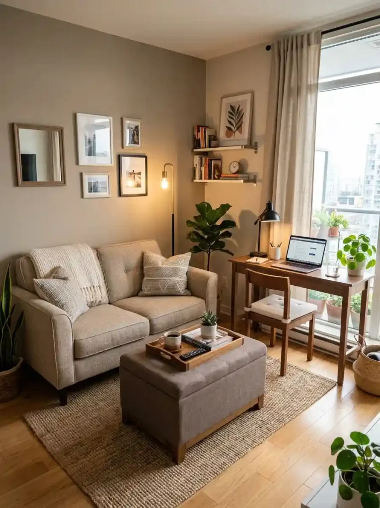 15. Select furniture that can serve two purposes