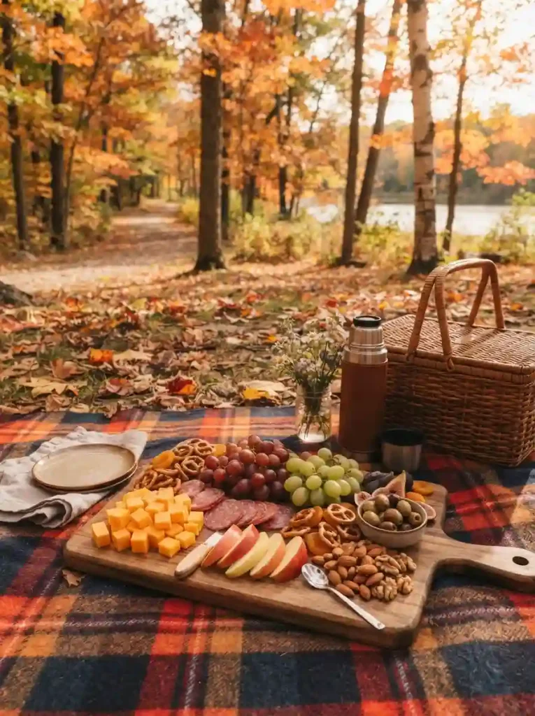 16. Fall Picnic Charcuterie Board