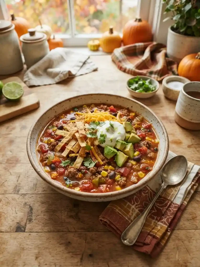 16. Fast Taco Soup