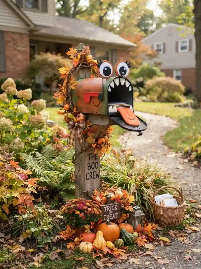 16. Monster Garden Mailbox