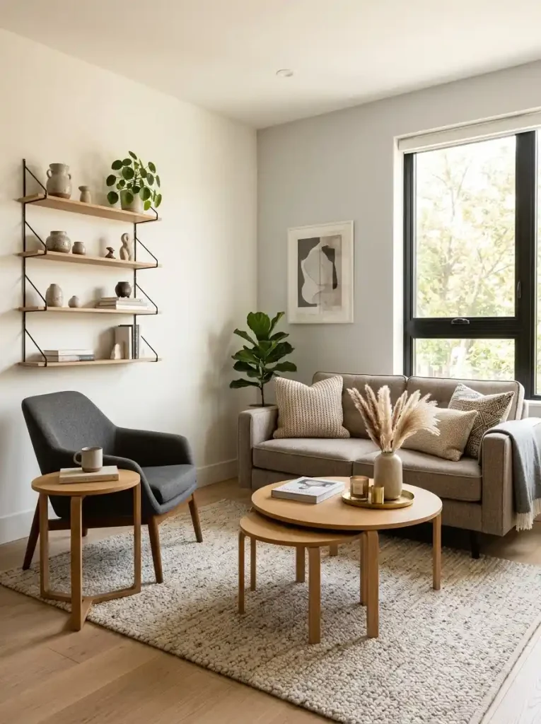 16. Nesting Tables Instead Of One Permanent Coffee Table