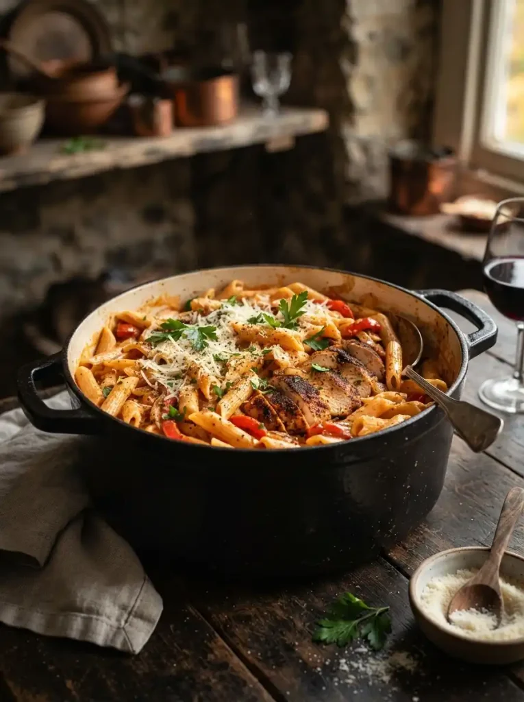 16. One-Pot Creamy Cajun Chicken Pasta