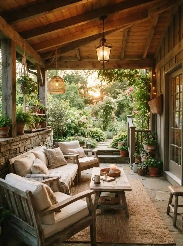 16. Rustic Wood Accents